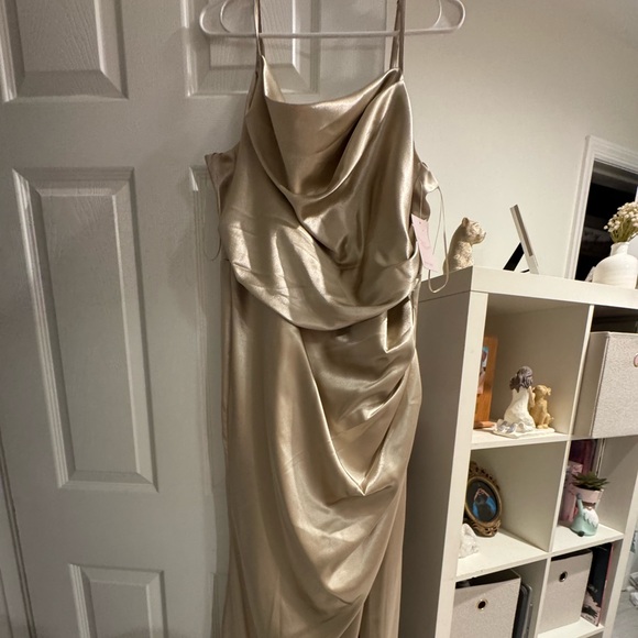 NWT Birdy Grey Satin Champagne Lidia 1X - Picture 3 of 5